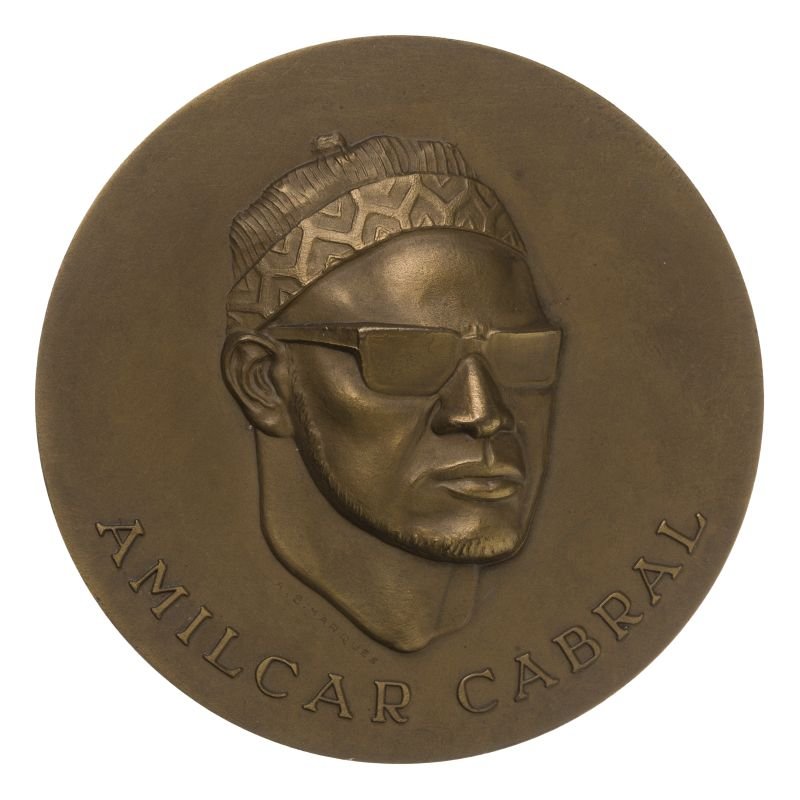 Medaille auf Amilcar Cabral (Museum August Kestner CC BY-NC-SA)