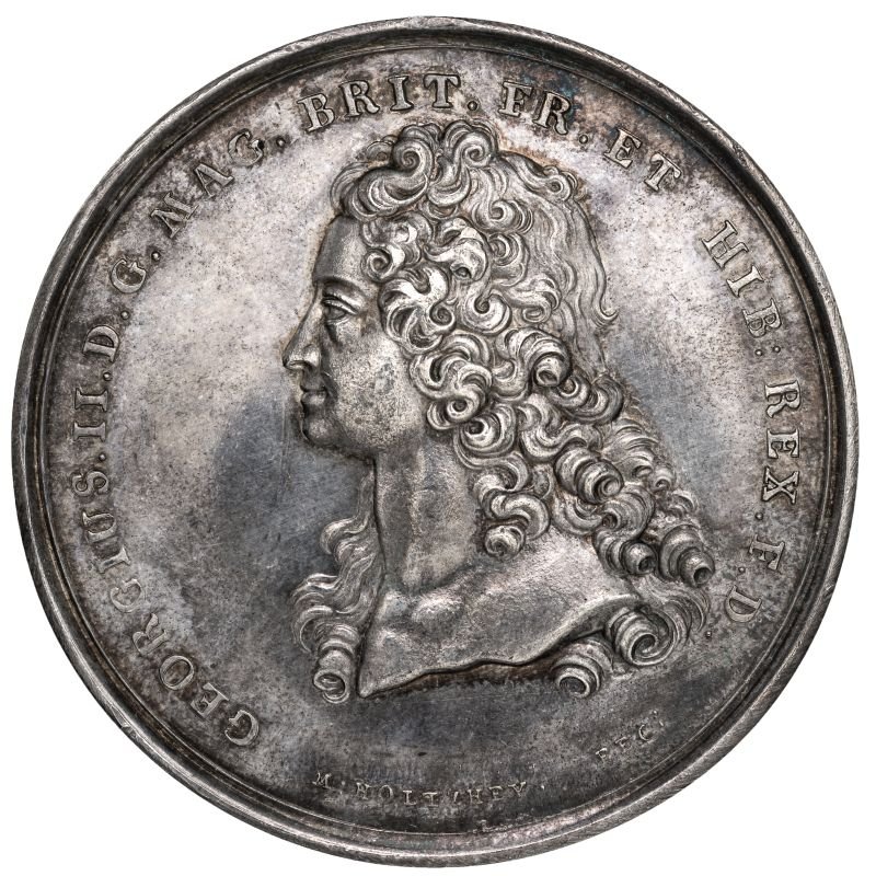 Medaille auf den Wiener Vertrag von 1731 (Museum August Kestner CC BY-NC-SA)