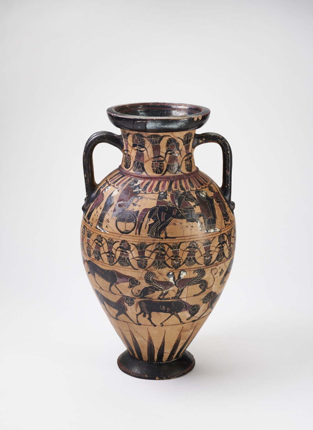 Hochzeitszug und Komos (Thyrrhenische Amphora) (Museum August Kestner CC BY-NC-SA)