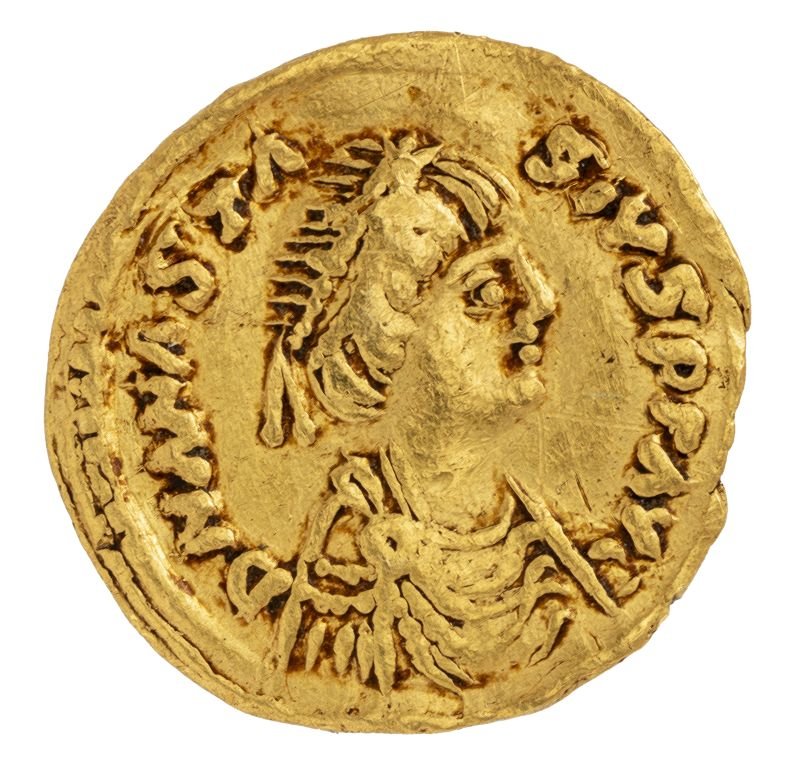 Tremissis des Anastasius I. (Museum August Kestner CC BY-NC-SA)