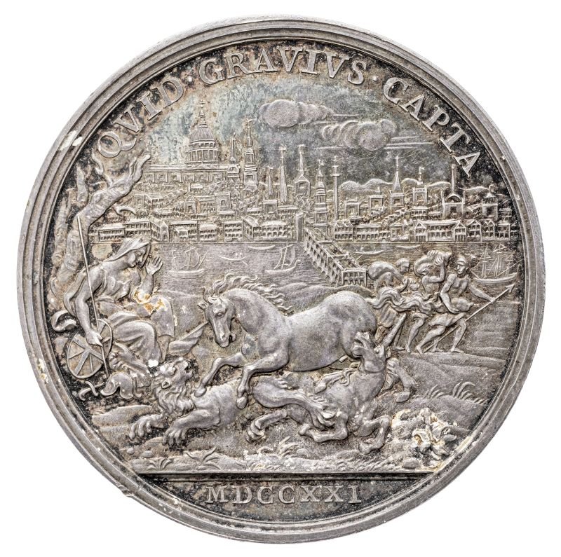 Medaille gegen das Haus Hannover (Museum August Kestner CC BY-NC-SA)