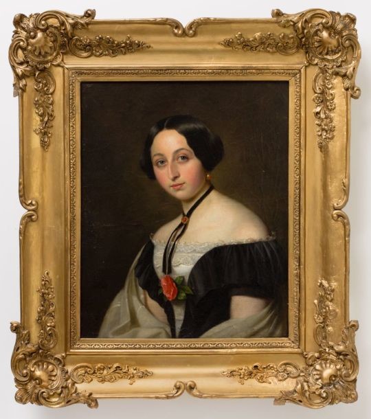 Porträtgemälde: Marie Bahlsen geb. Wendland (Historisches Museum Hannover CC BY-NC-SA)