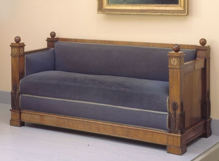 Sofa, Mahagoni (Historisches Museum Hannover CC BY-NC-SA)