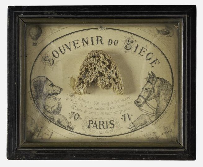Erinnerungsstück an die Belagerung von Paris 1870/71 (Historisches Museum Hannover CC BY-NC-SA)