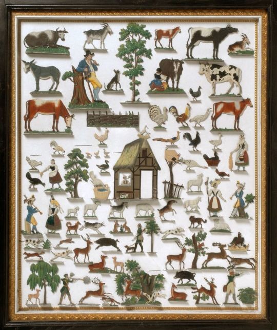 Zinnfigurentableau L ndliches Leben Historisches Museum Hannover 