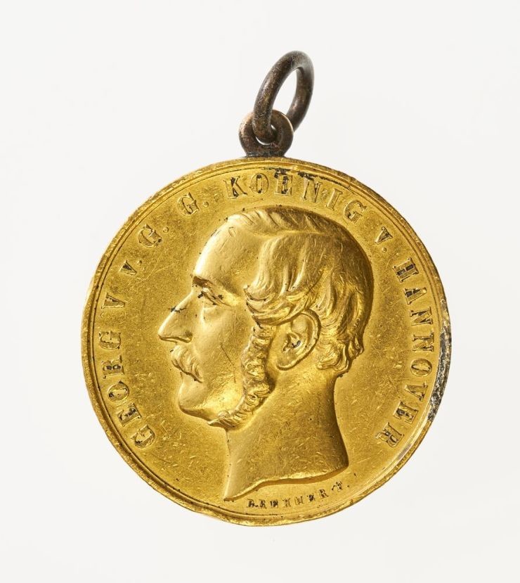 Ehrenmedaille für Carl Dopmeyer (Historisches Museum Hannover CC BY-NC-SA)