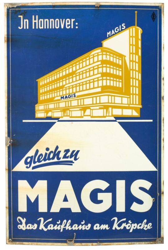 Emailschild: Kaufhaus MAGIS (Historisches Museum Hannover CC BY-NC-SA)