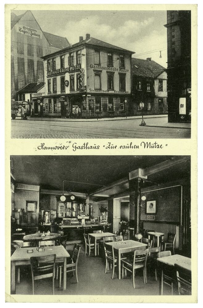 Postkarte zur rauhen Mütze (Historisches Museum Hannover CC BY-NC-SA)