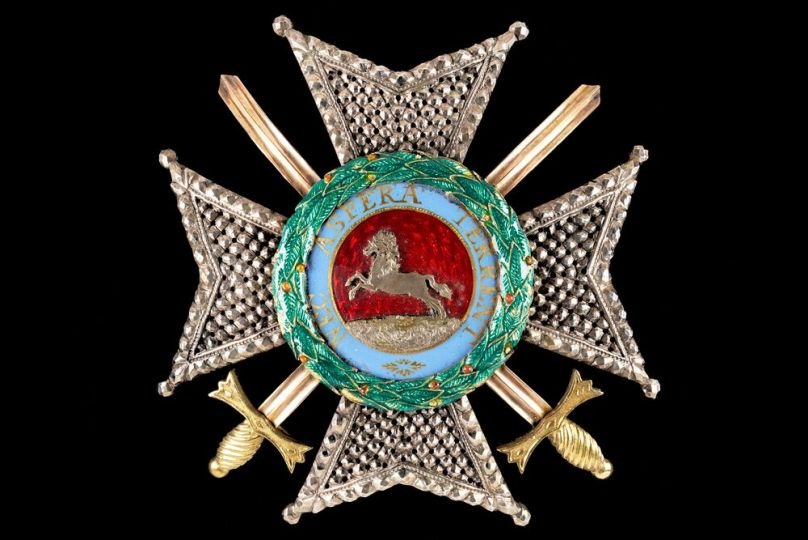 Guelphen-Orden, Bruststern zum Militär-Kommandeurkreuz (Historisches Museum Hannover CC BY-NC-SA)