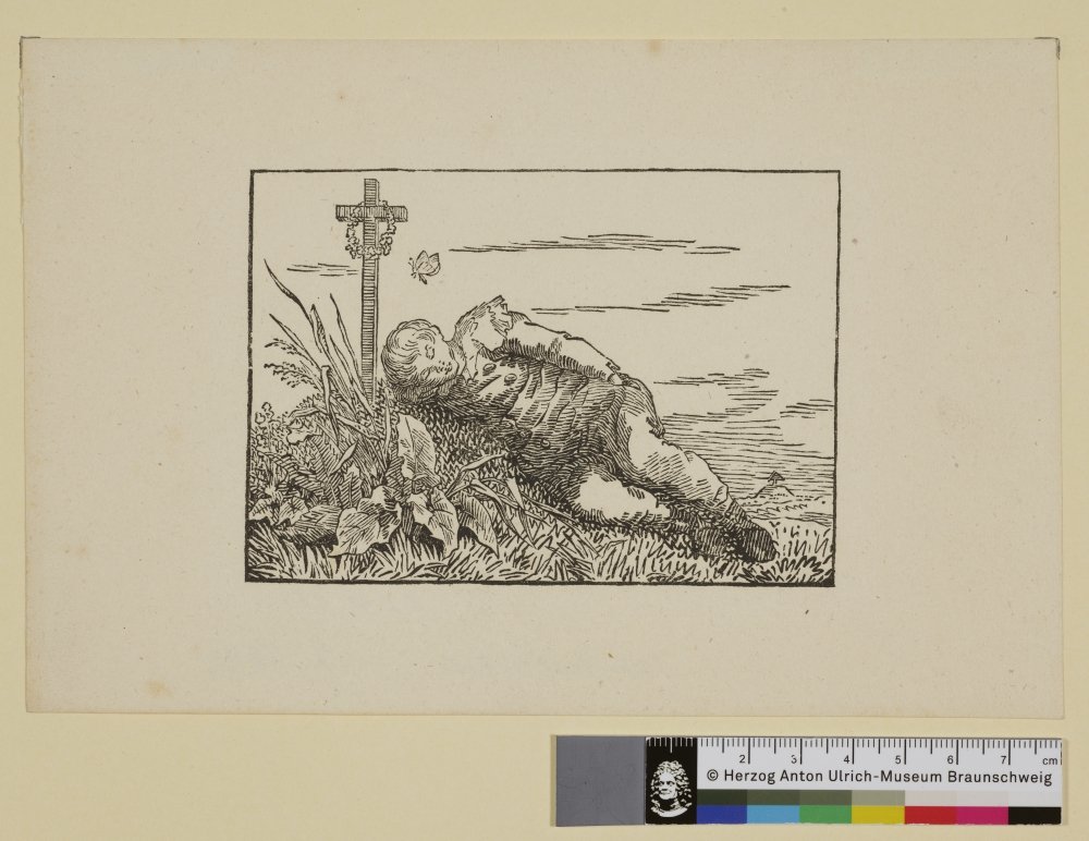Knabe auf einem Grab schlafend (Herzog Anton Ulrich-Museum CC BY-NC-SA)