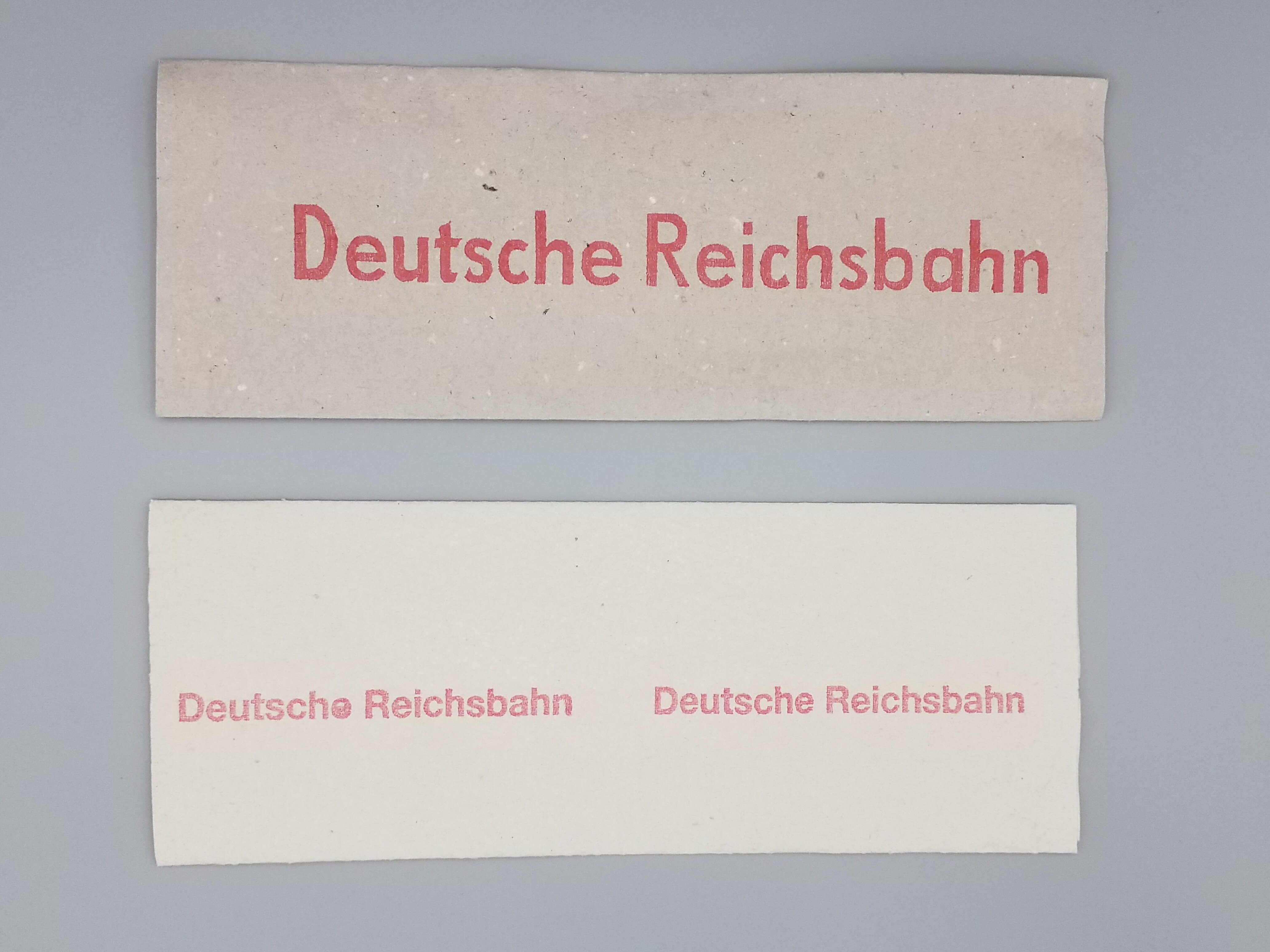 Deutsche Reichsbahn Papierhandtuch (Mobile Welten e.V. CC BY-SA)