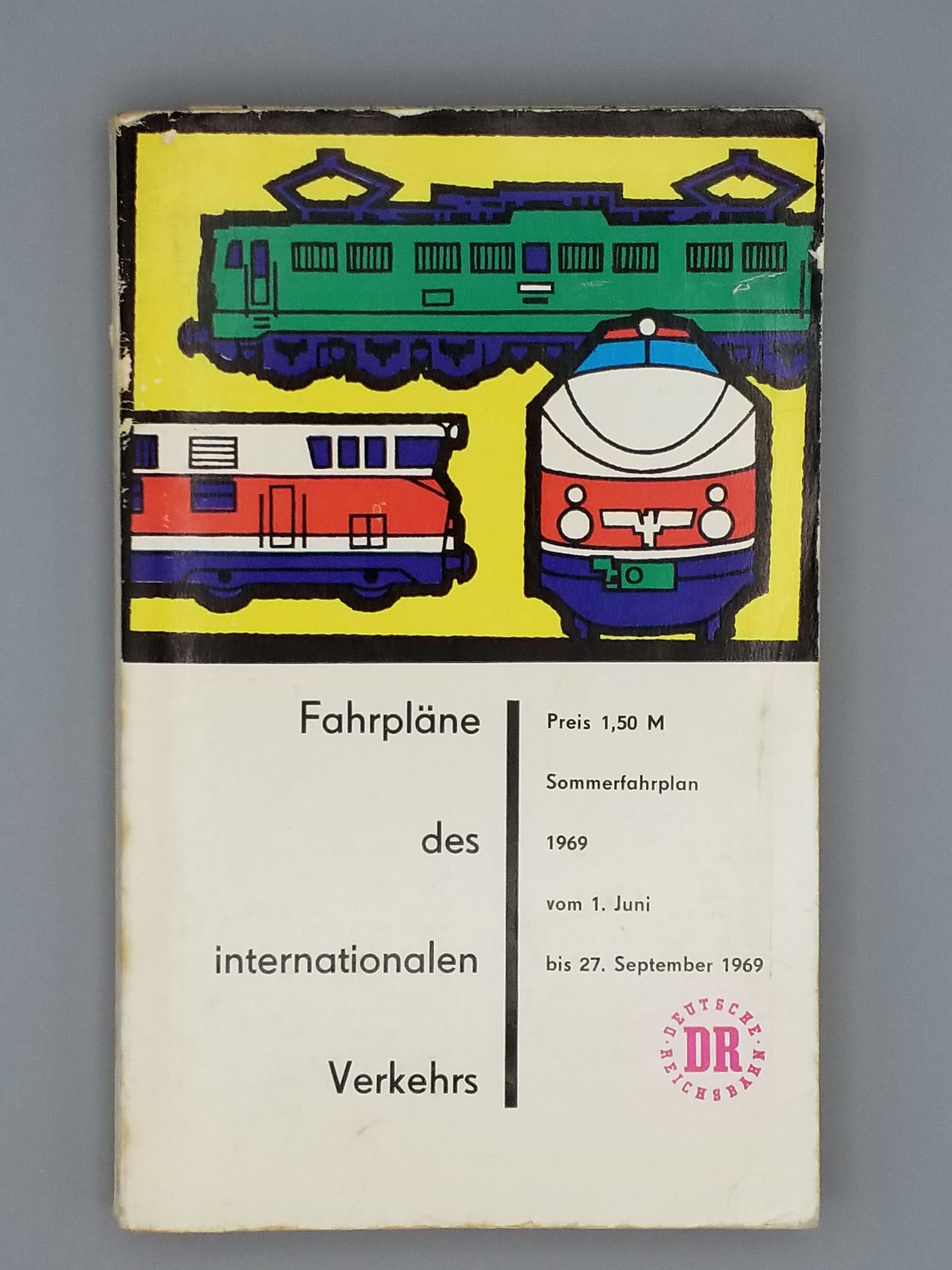 Sommerfahrplan Deutsche Reichsbahn 1969 (Mobile Welten e.V. CC BY-SA)