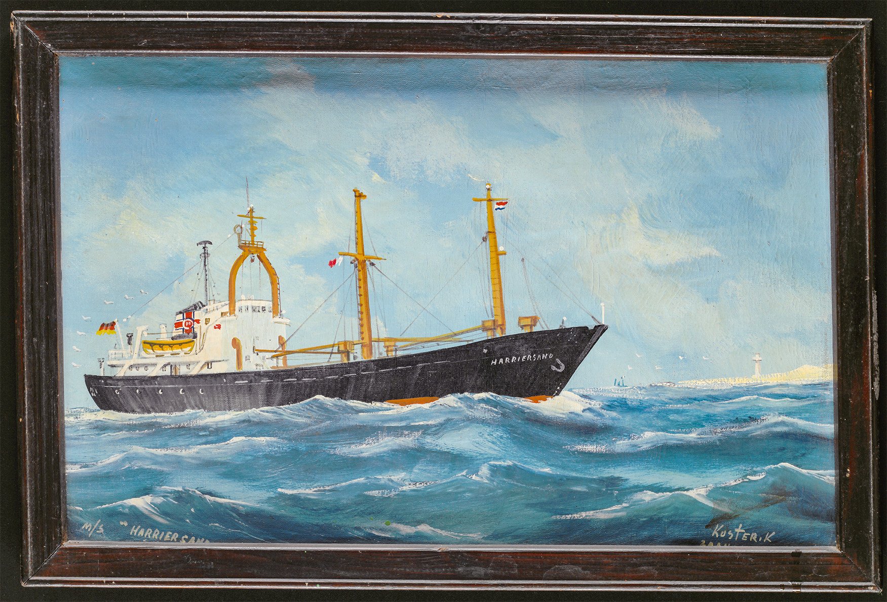 Küstenmotorschiff HARRIERSAND (Schiffahrtsmuseum Unterweser CC BY-NC-SA)