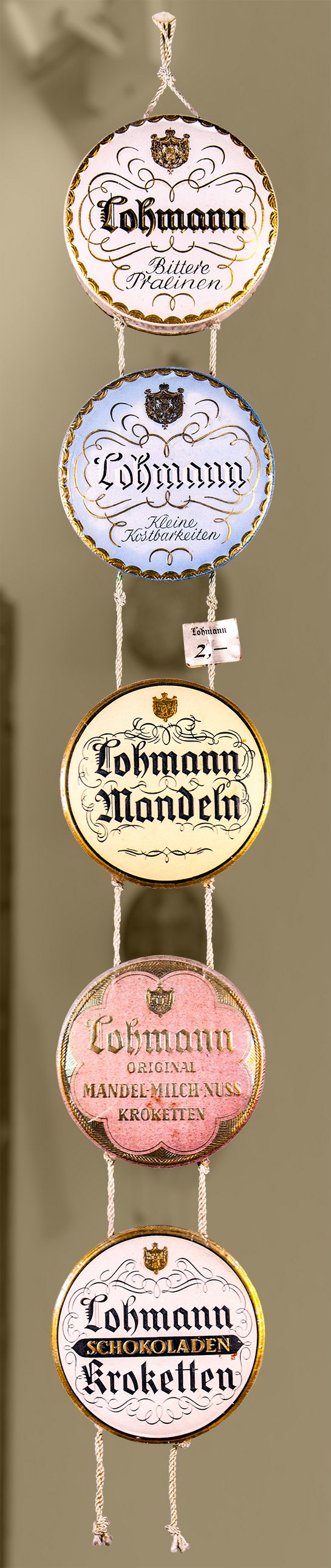 Dekorative Pralinenverpackung von Lohmann (Schiffahrtsmuseum Unterweser CC BY-NC-SA)