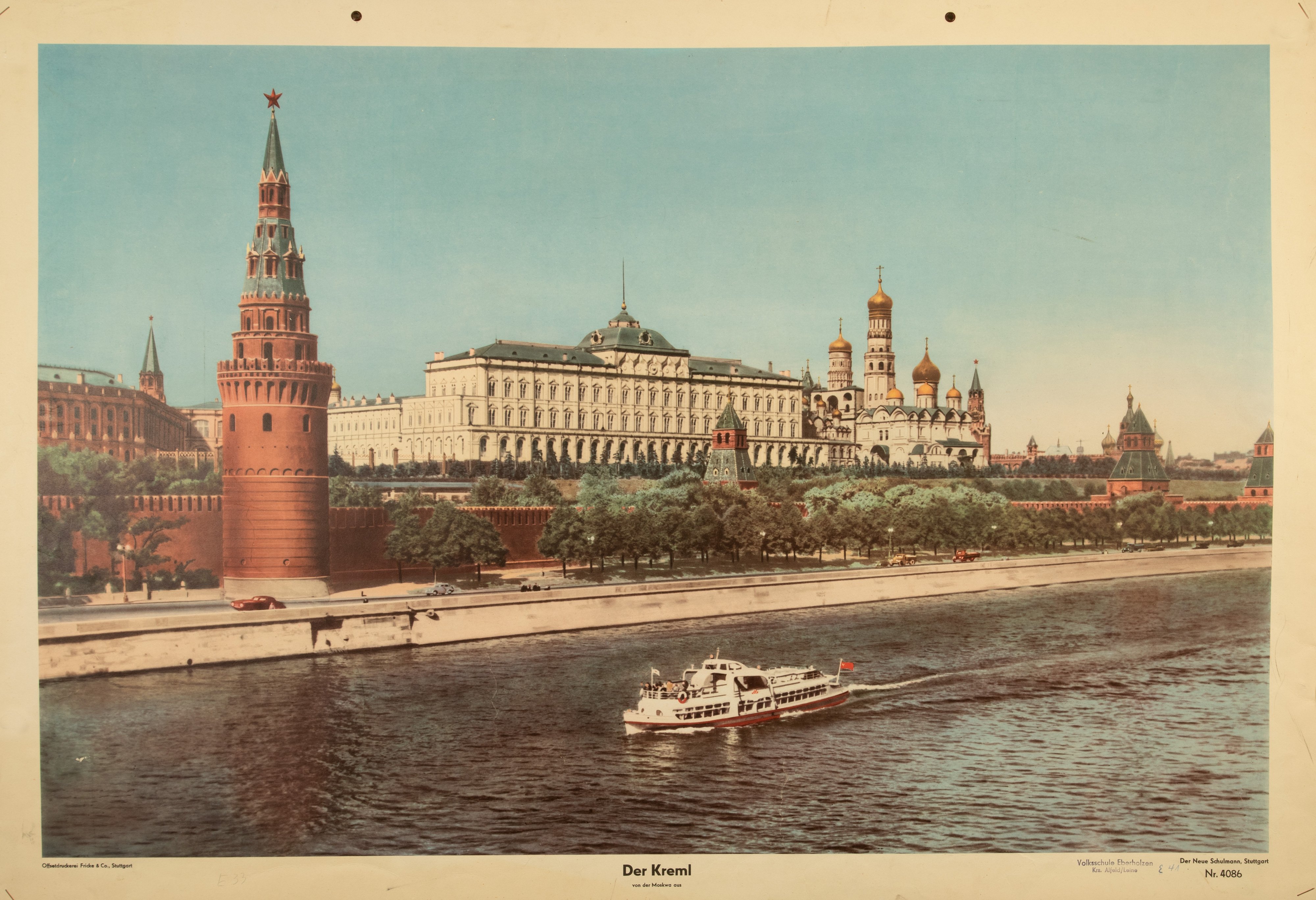 Aufnahme des Kremls in Moskau (Stiftung Schulmuseum der Universität Hildesheim CC BY-SA)