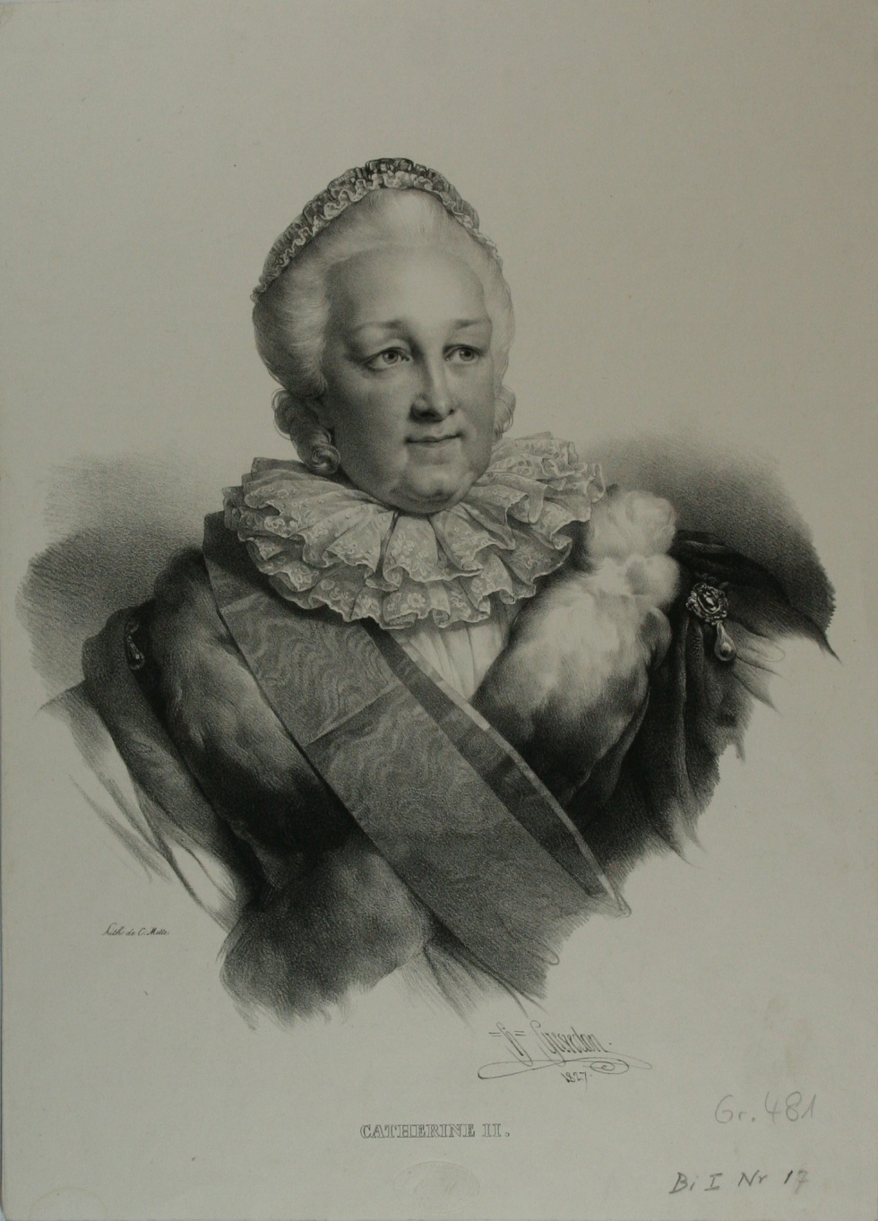 Katharina II. (Schlossmuseum Jever CC BY-NC-SA)