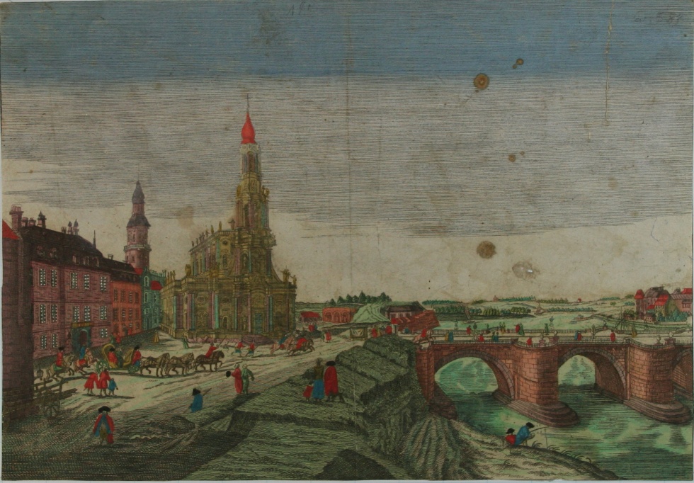 Ansicht von Dresden (Schlossmuseum Jever CC BY-NC-SA)