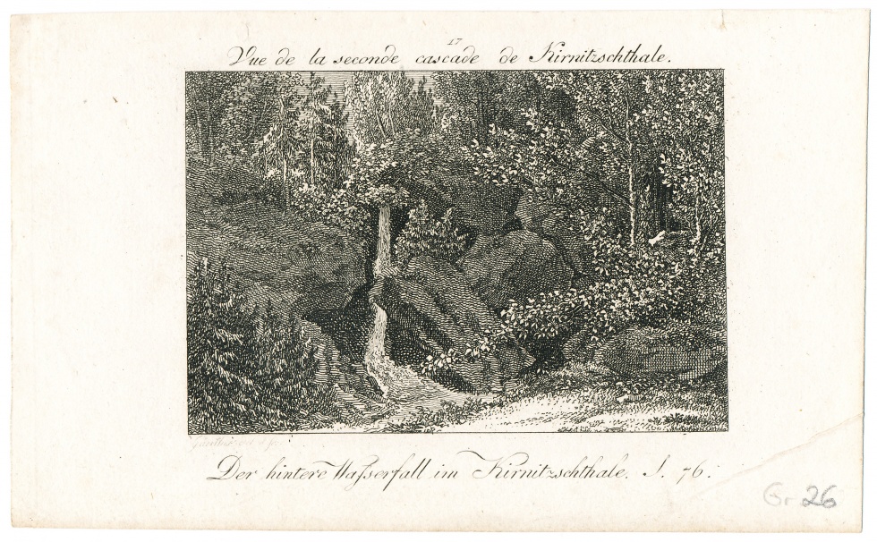 Wasserfall im Kirnitzschthal (Schlossmuseum Jever CC BY-NC-SA)