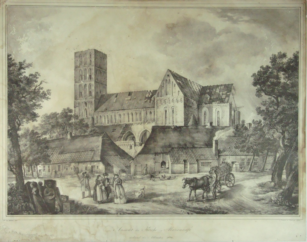 "Ansicht der Kirche von Marienhafe" (Schlossmuseum Jever CC BY-NC-SA)