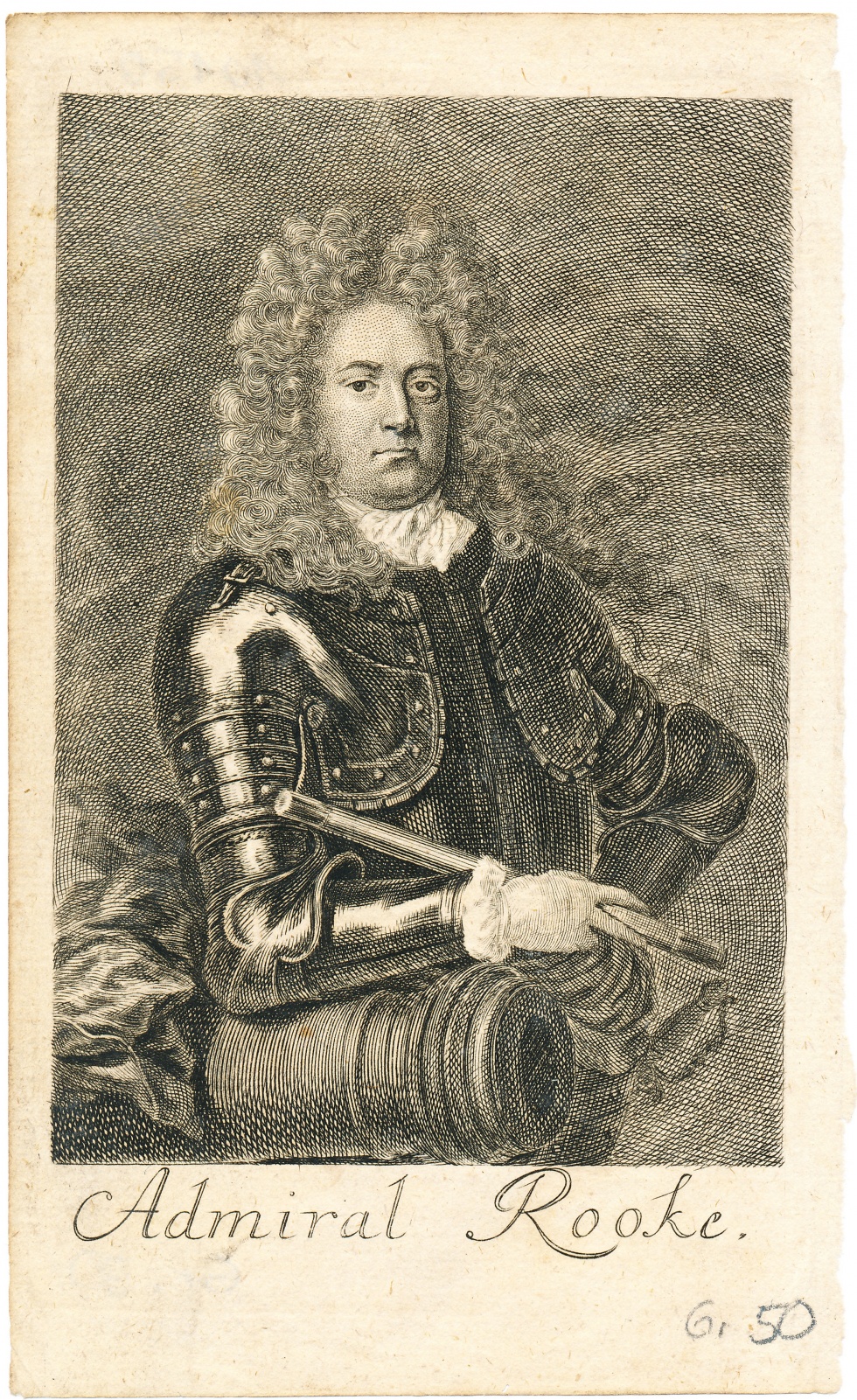 "Admiral Rooke." - Admiral Sir George Rooke (1650-1709) (Schlossmuseum Jever CC BY-NC-SA)