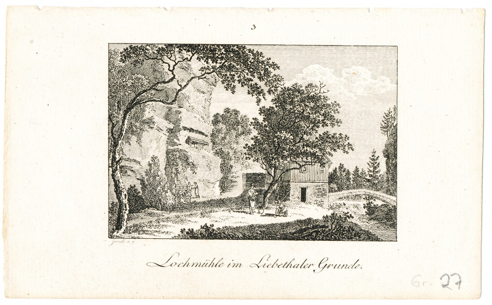 "Lochmühle im Liebethaler Grunde" (Schlossmuseum Jever CC BY-NC-SA)