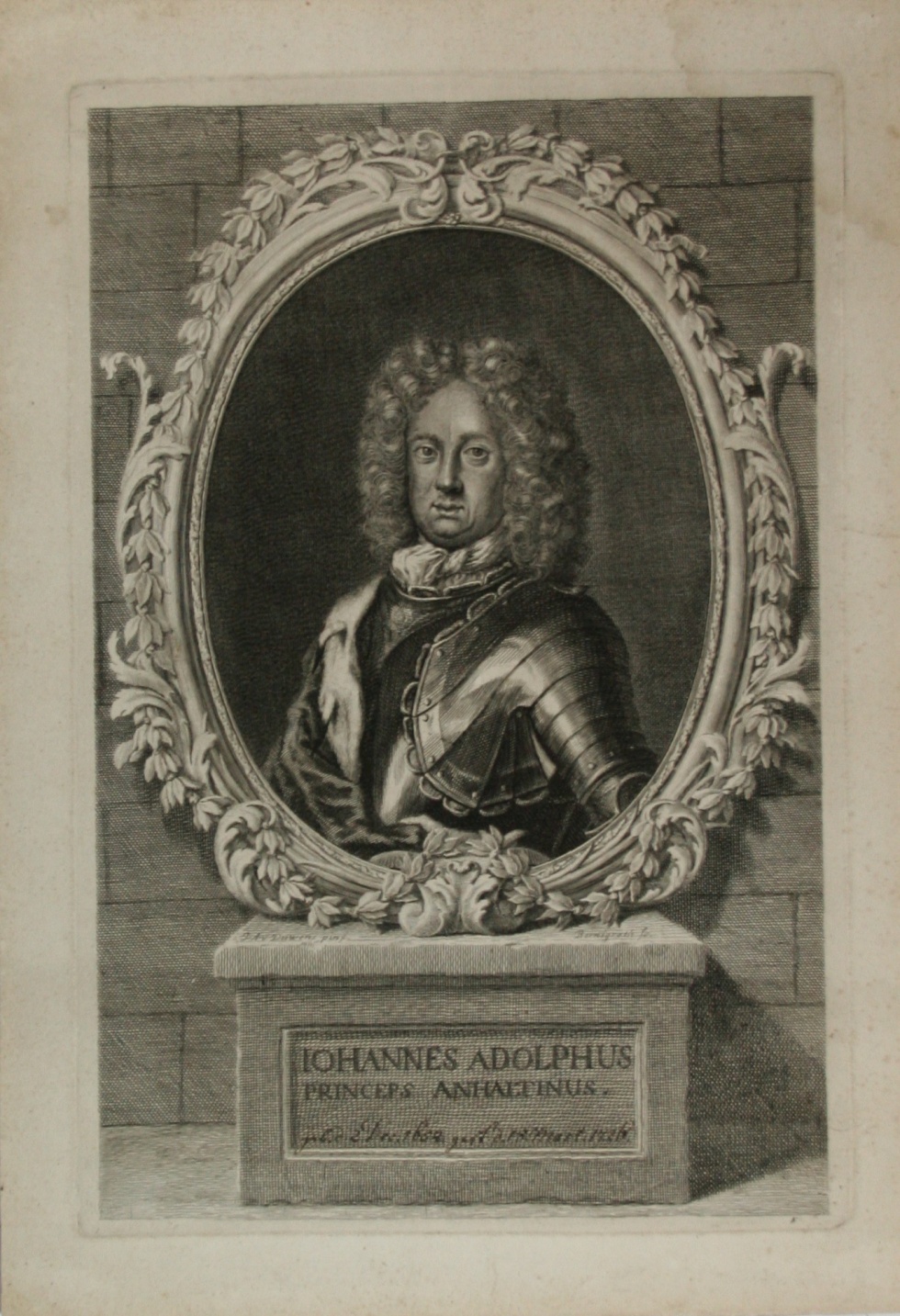 "JOHANNES ADOLPHUS PRINCEPS ANHALTINUS" - Johann Adolph von Anhalt-Zerbst (1689-1726) (Schlossmuseum Jever CC BY-NC-SA)