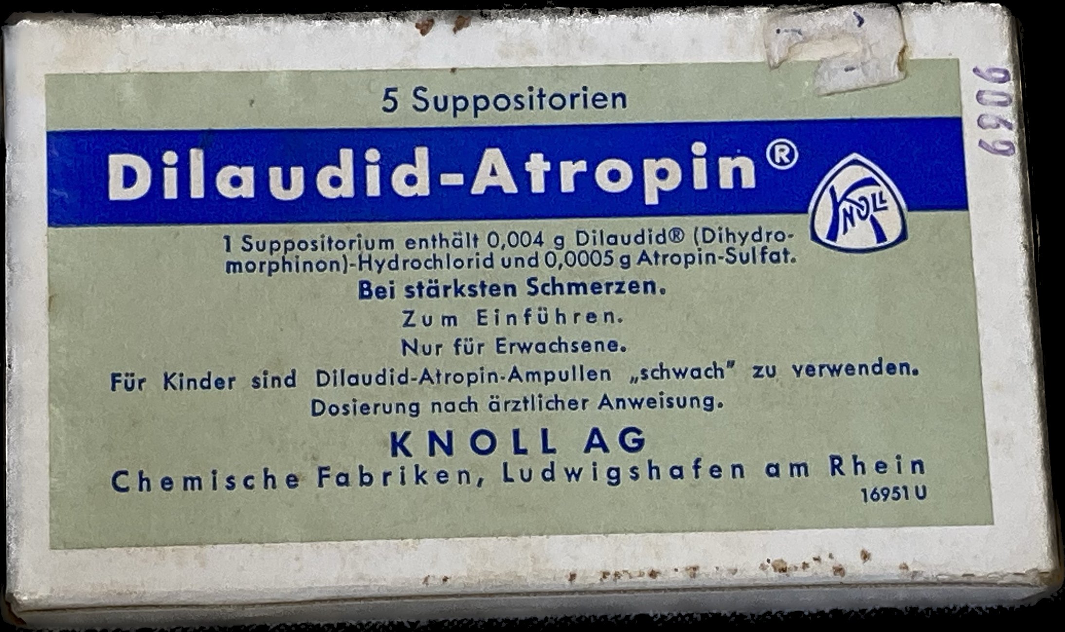 Dilaudid-Atropin (Krankenhausmuseum Bielefeld e.V. CC BY-NC-SA)