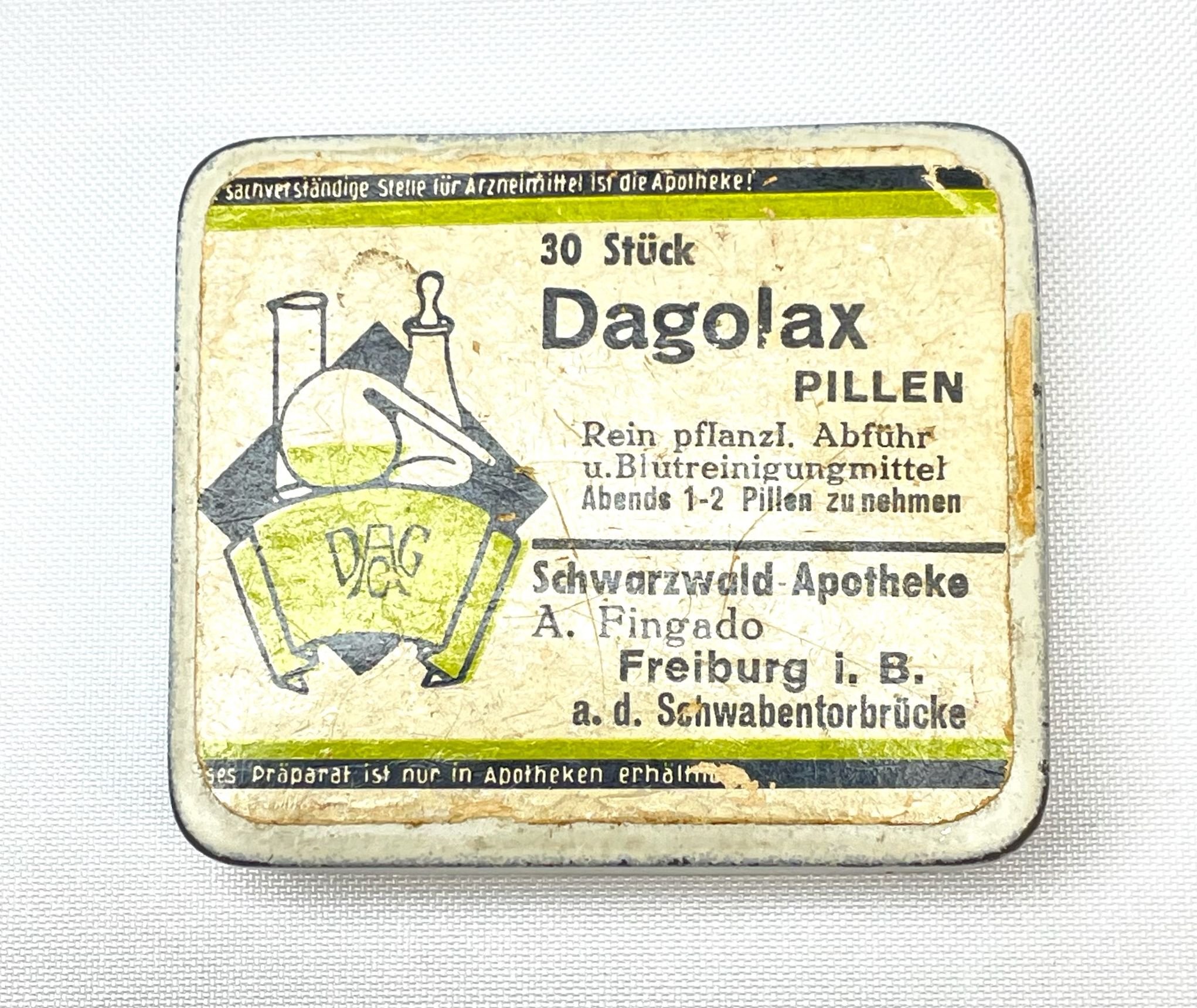 Dagolax Pillen (Krankenhausmuseum Bielefeld e.V. CC BY-NC-SA)