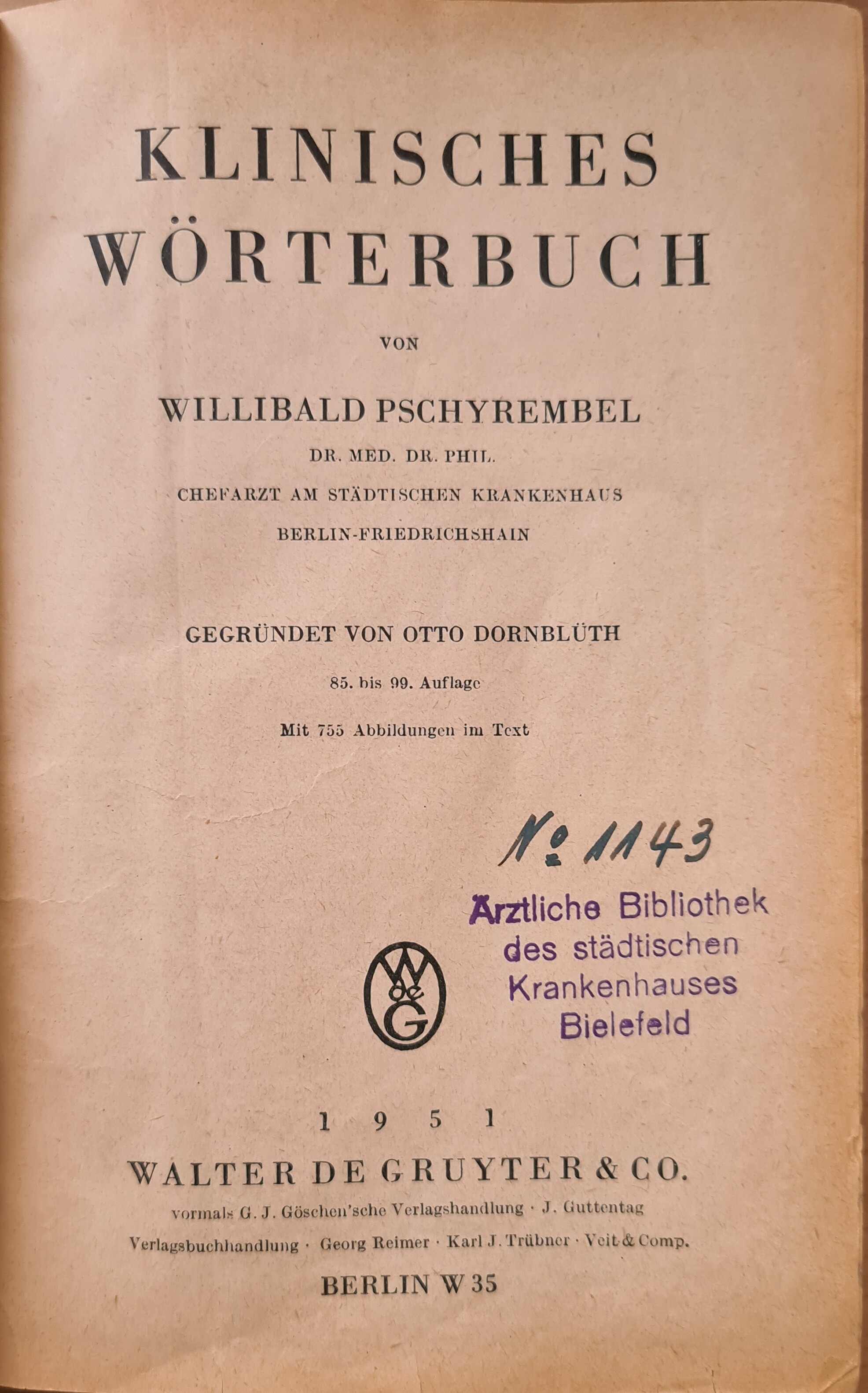 Klinisches Wörterbuch (Krankenhausmuseum Bielefeld e.V. CC BY-NC-SA)