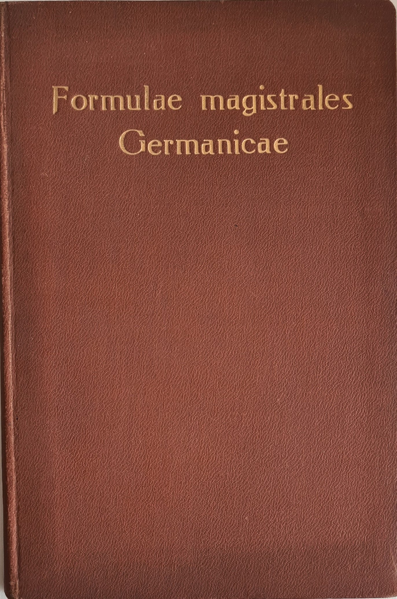 Formulae magistrales Germanicae (F.M.G.) (Krankenhausmuseum Bielefeld e.V. CC BY-NC-SA)