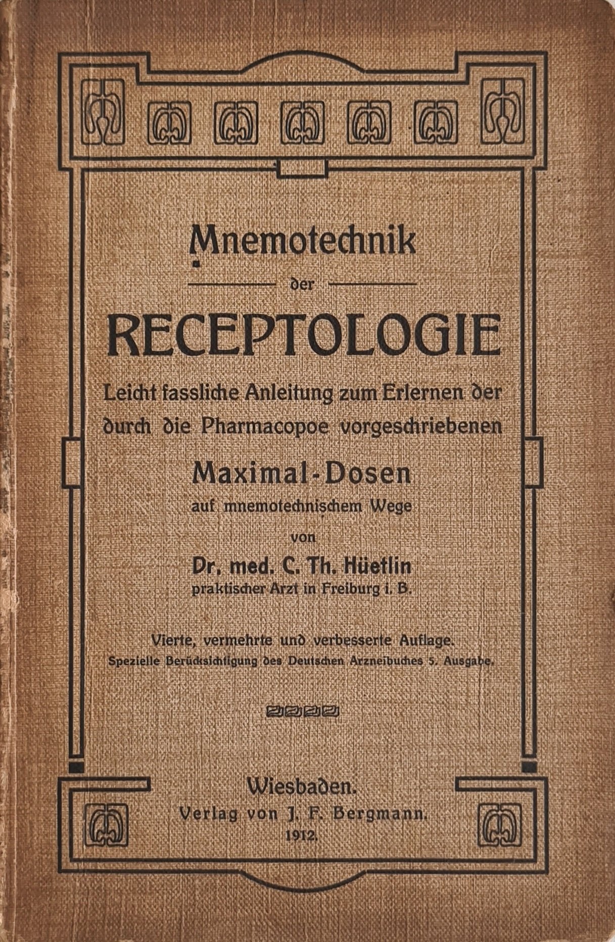 Mnemotechnik der Receptologie (Krankenhausmuseum Bielefeld e.V. CC BY-NC-SA)