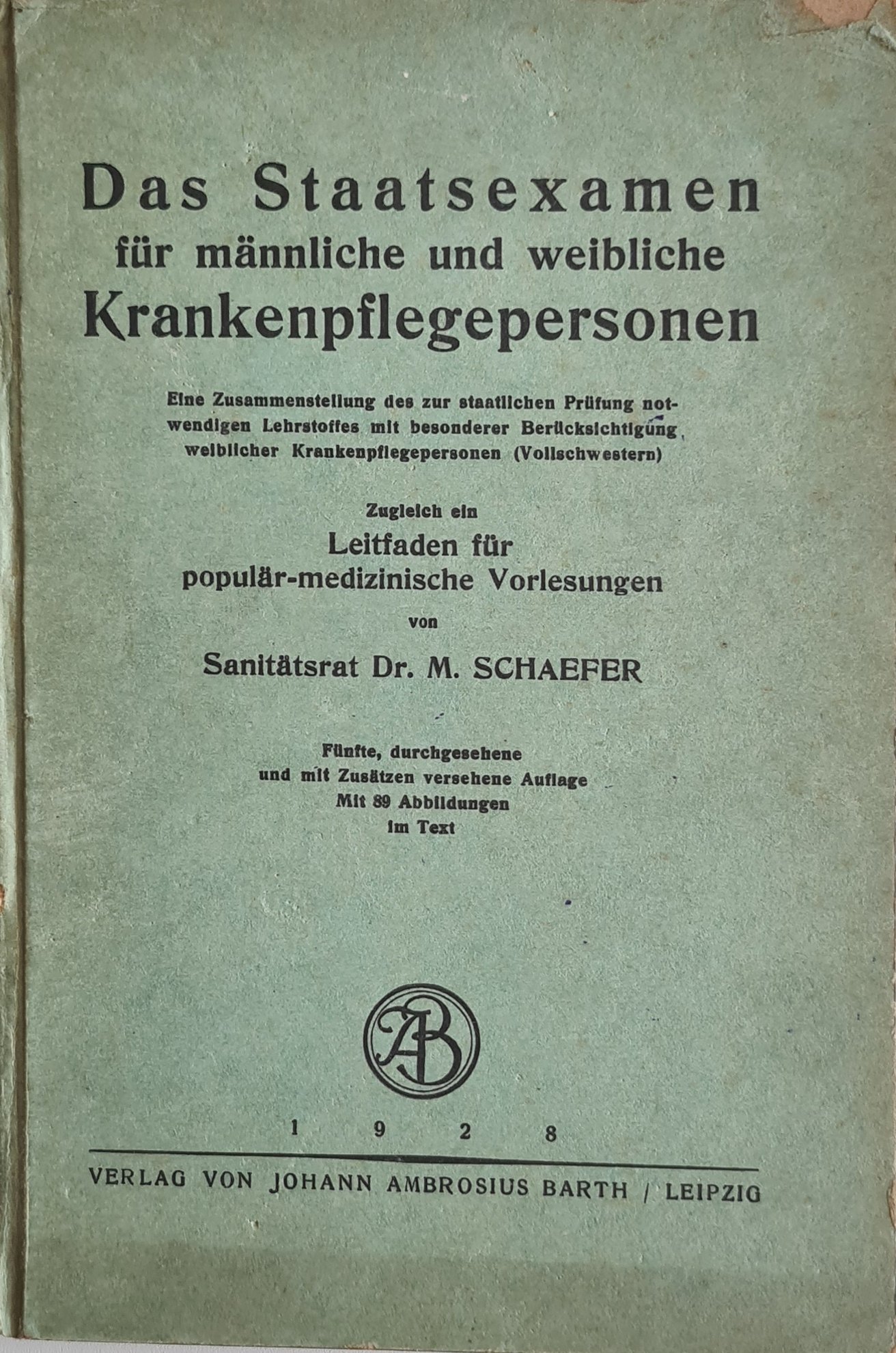 Das Staatsexamen für männliche und weibliche Krankenpflegepersonen (Krankenhausmuseum Bielefeld e.V. CC BY-NC-SA)