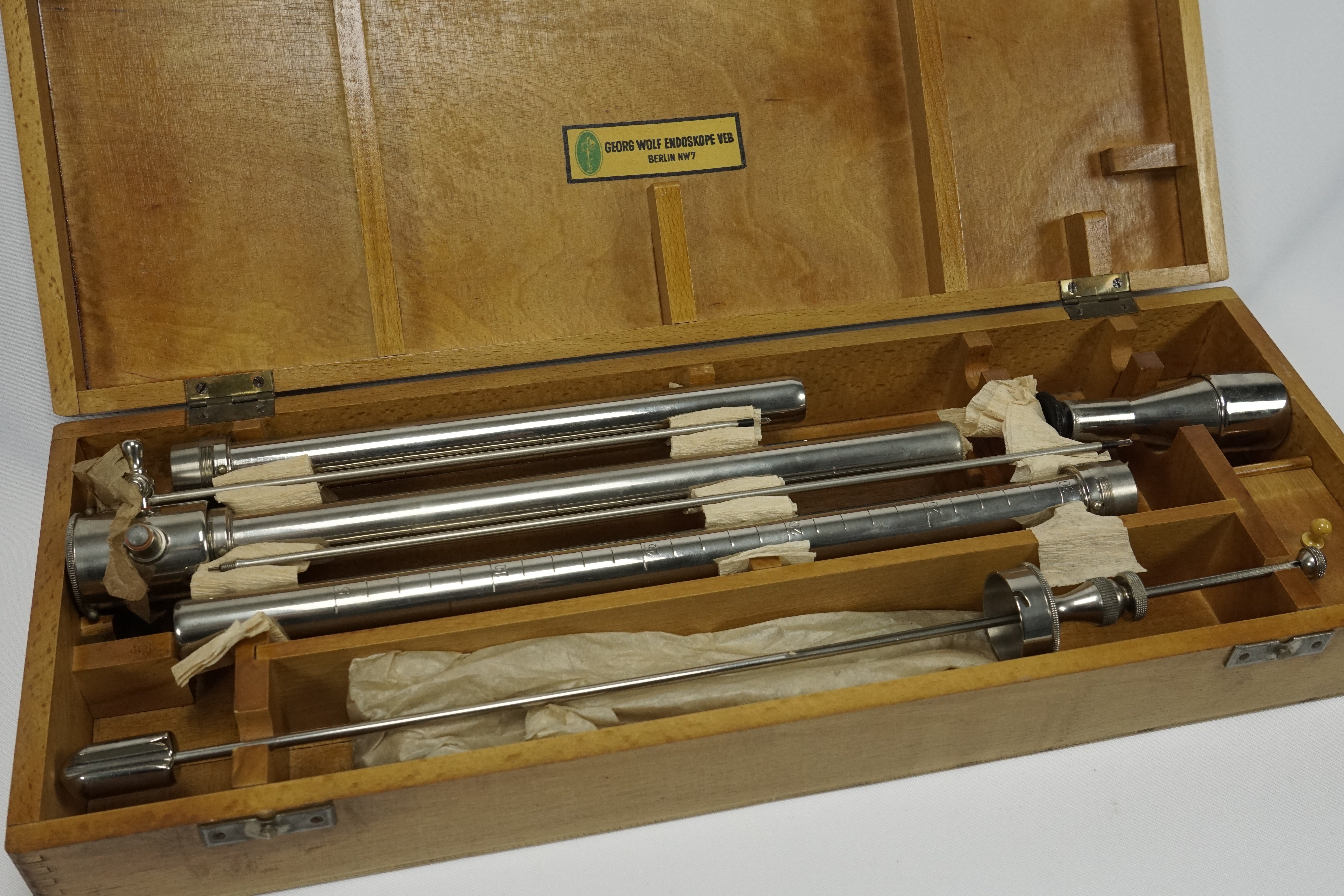 Rektoskop-Set (Krankenhausmuseum Bielefeld e.V. CC BY-NC-SA)