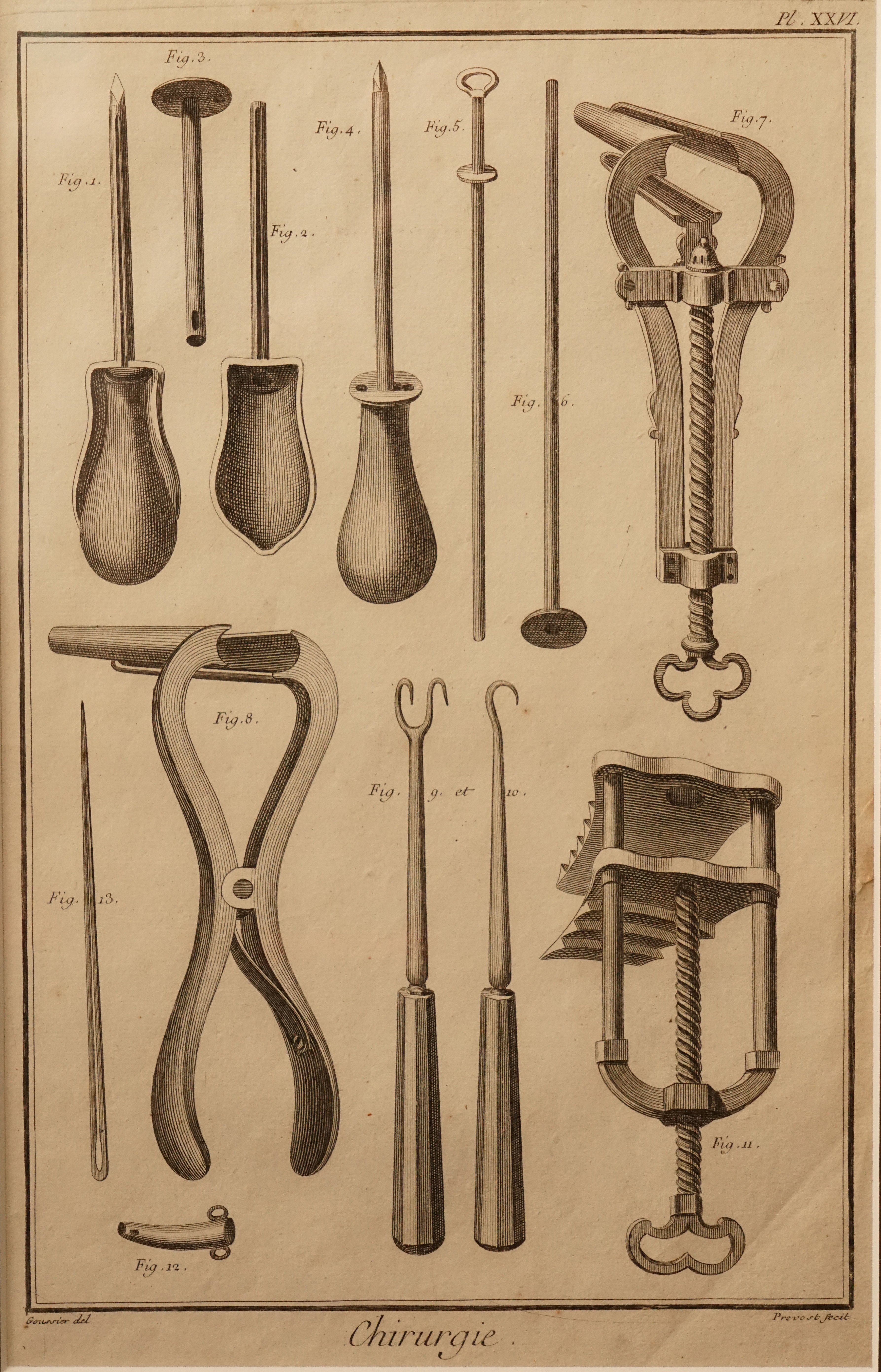 Chirurgische Instrumente - Abbildung PL XXVI (Krankenhausmuseum Bielefeld e.V. CC BY-NC-SA)