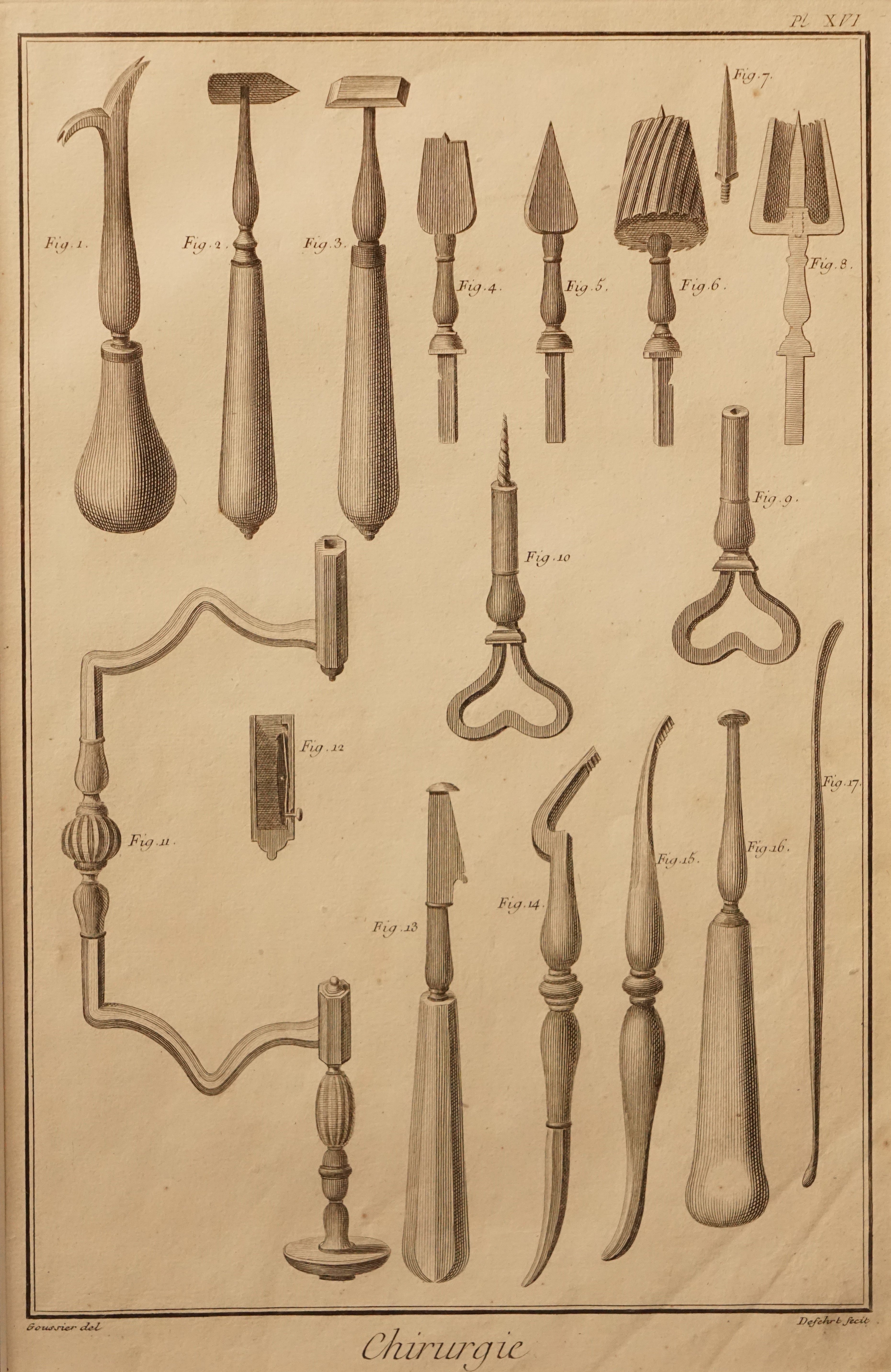 Chirurgische Instrumente - Abbildung PL XVI (Krankenhausmuseum Bielefeld e.V. CC BY-NC-SA)
