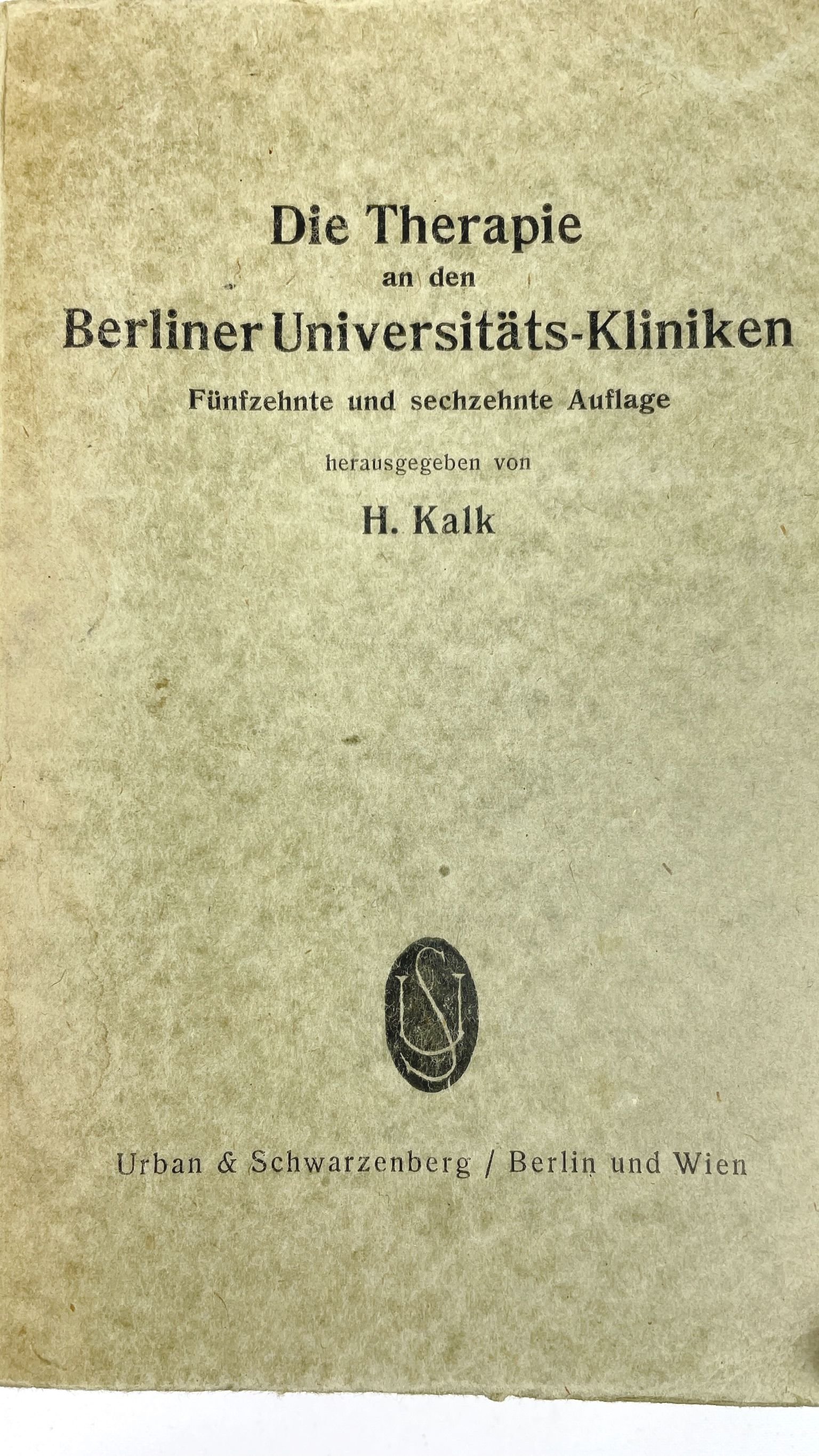 Die Therapie an den Berliner Universitäts-Kliniken (Krankenhausmuseum Bielefeld e.V. CC BY-NC-SA)