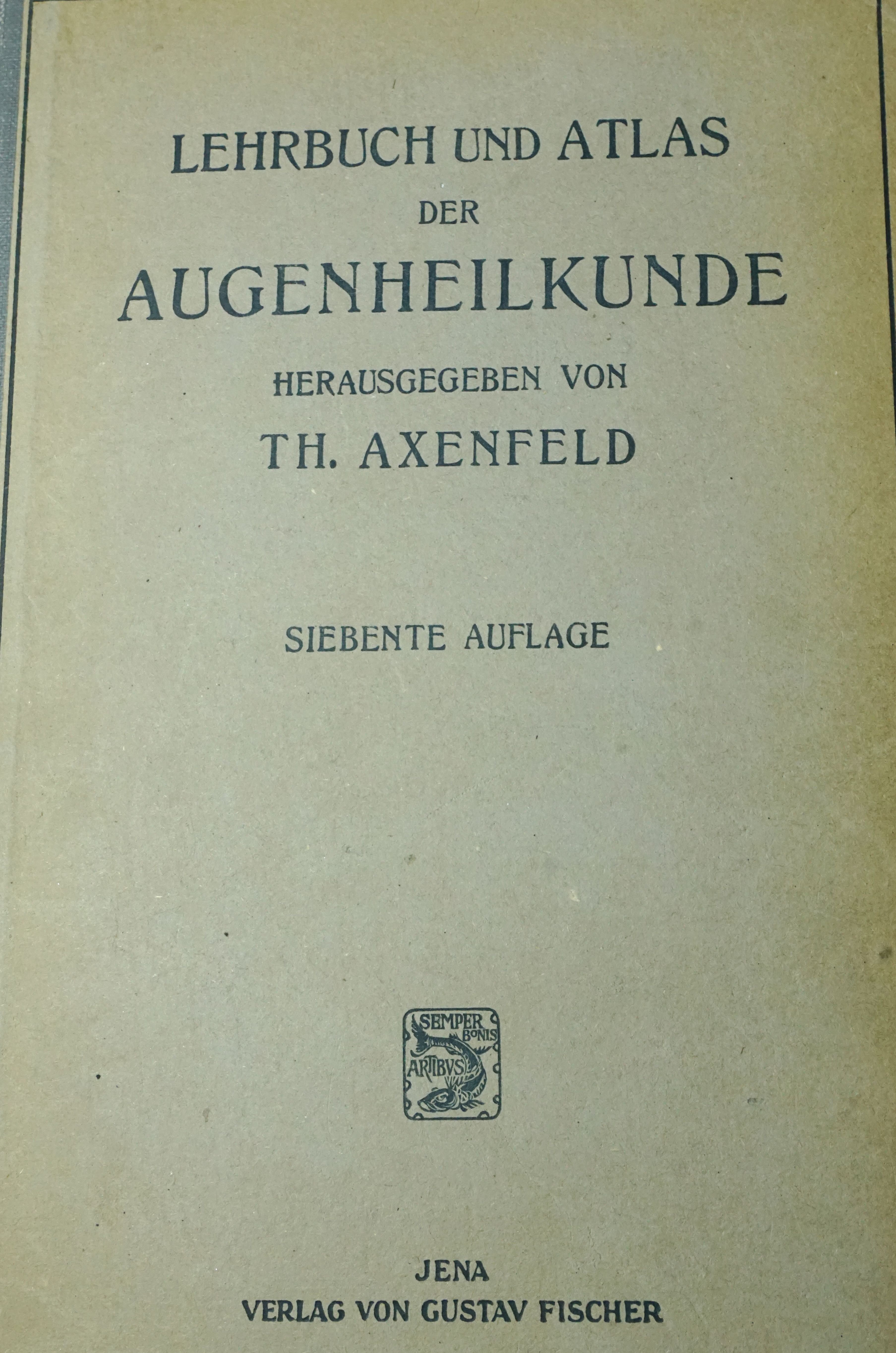 Lehrbuch und Atlas der Augenheilkunde (Krankenhausmuseum Bielefeld e.V. CC BY-NC-SA)