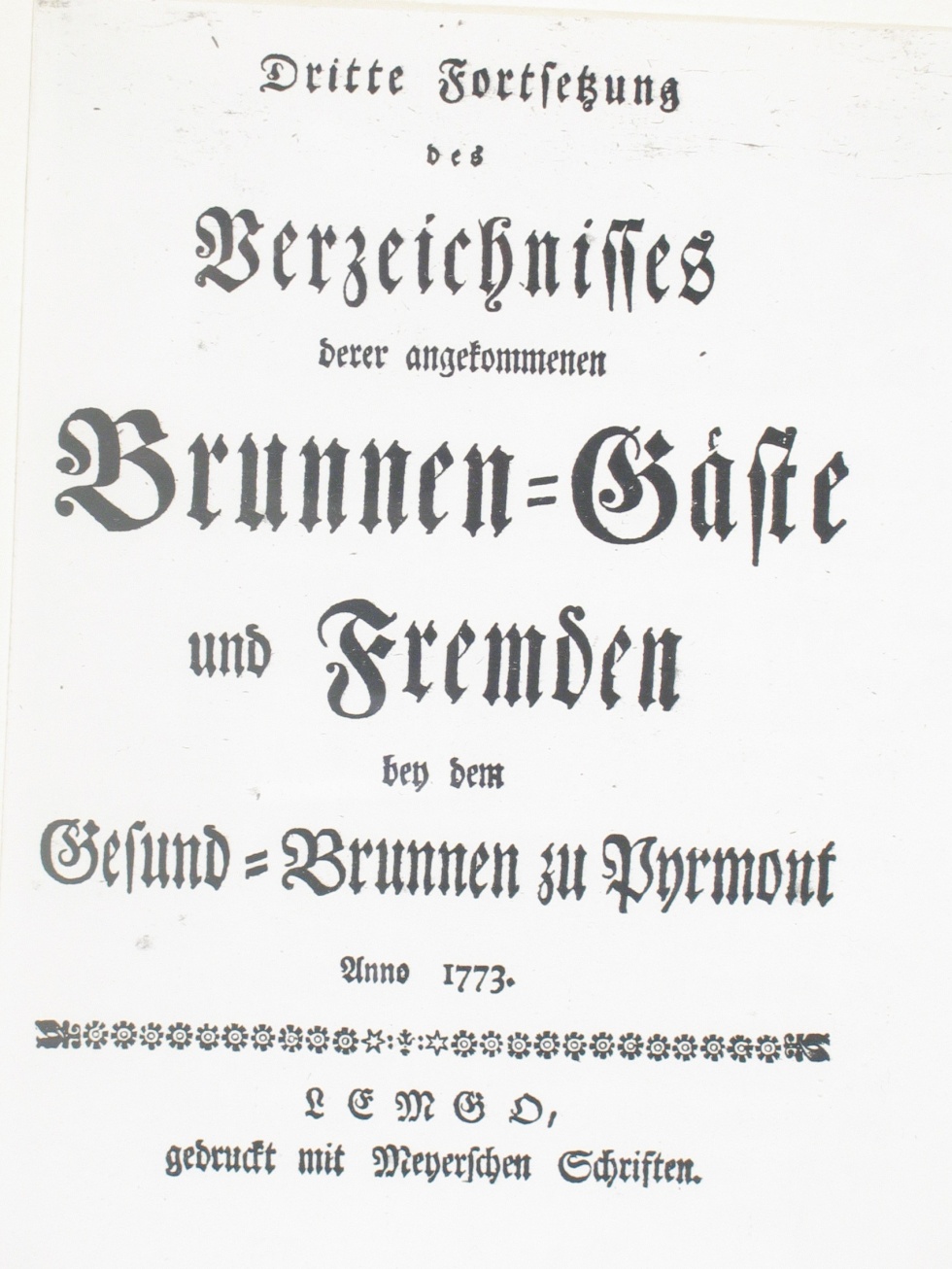 Gesund-Brunnen zu Pyrmont Anno 1773 - 3. Fortsetzung (Museum im Schloss Bad Pyrmont CC BY-NC-SA)