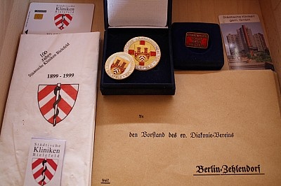 Briefumschlag an Diakonie-Verein (Krankenhausmuseum Bielefeld e.V. CC BY-NC-SA)