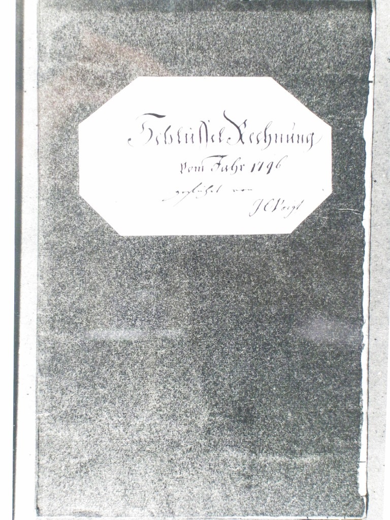 Schlüsselgeld-Rechnung 1796 (13.06. - 11.09.1796) (Museum im Schloss Bad Pyrmont CC BY-NC-SA)