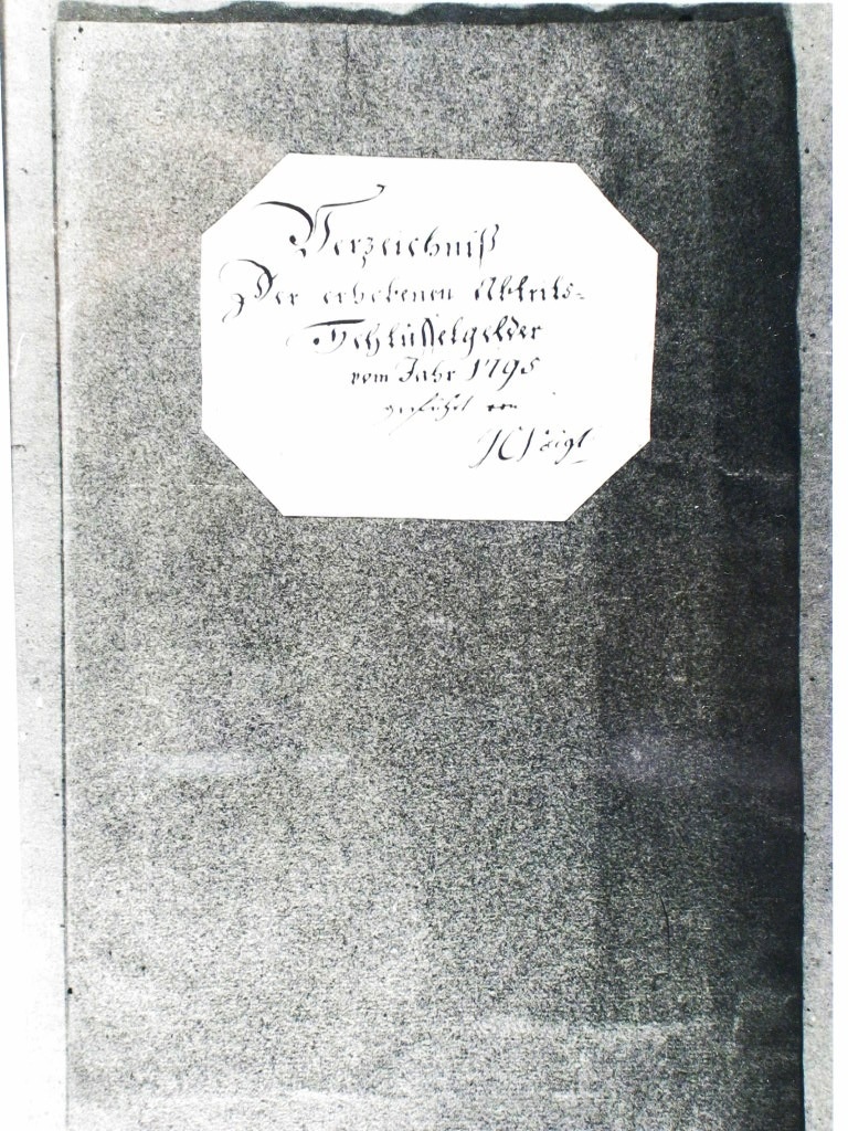 Schlüsselgeld-Rechnung von 1795 (11.05. - 13.08.1795) (Museum im Schloss Bad Pyrmont CC BY-NC-SA)