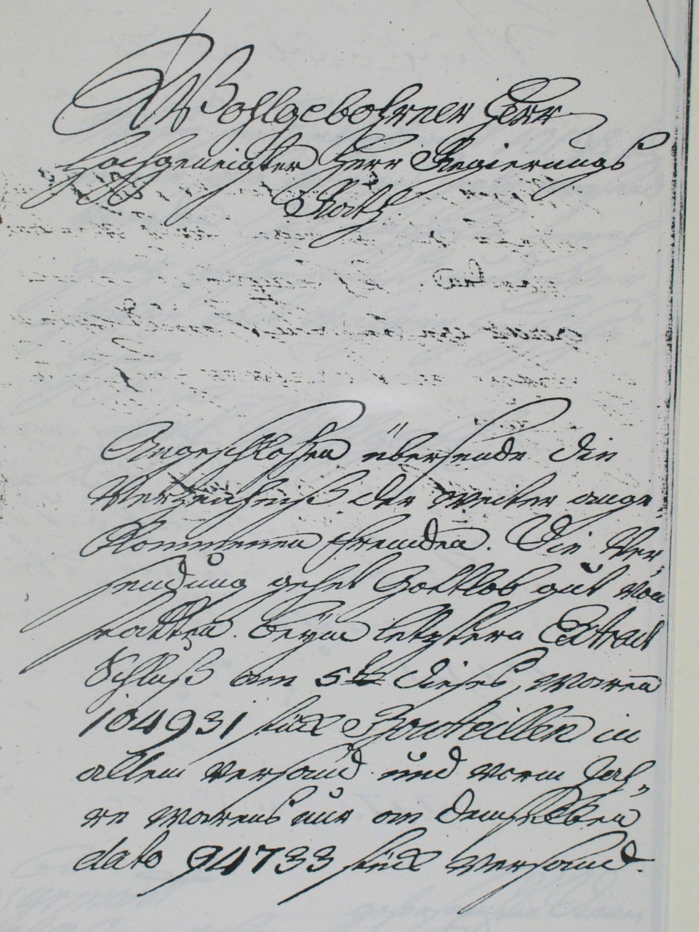 Kurliste aus dem Jahr 1768 (Auszug) (Museum im Schloss Bad Pyrmont CC BY-NC-SA)