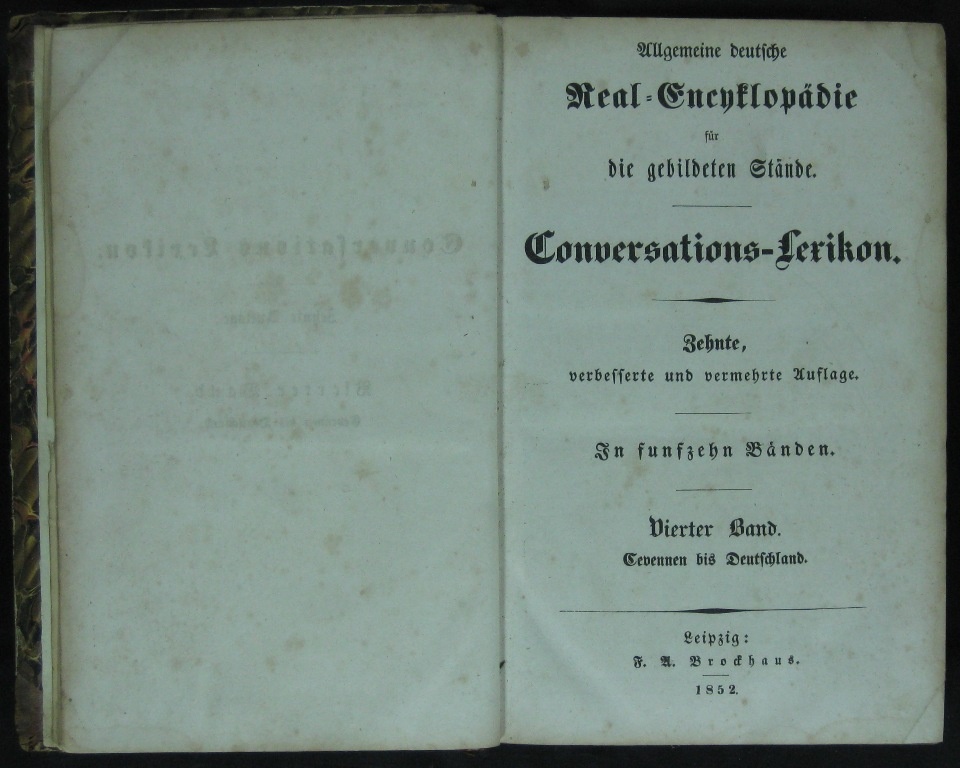 Brockhaus Conversations-Lexikon (Museumsschule Hiddenhausen CC BY-NC-SA)