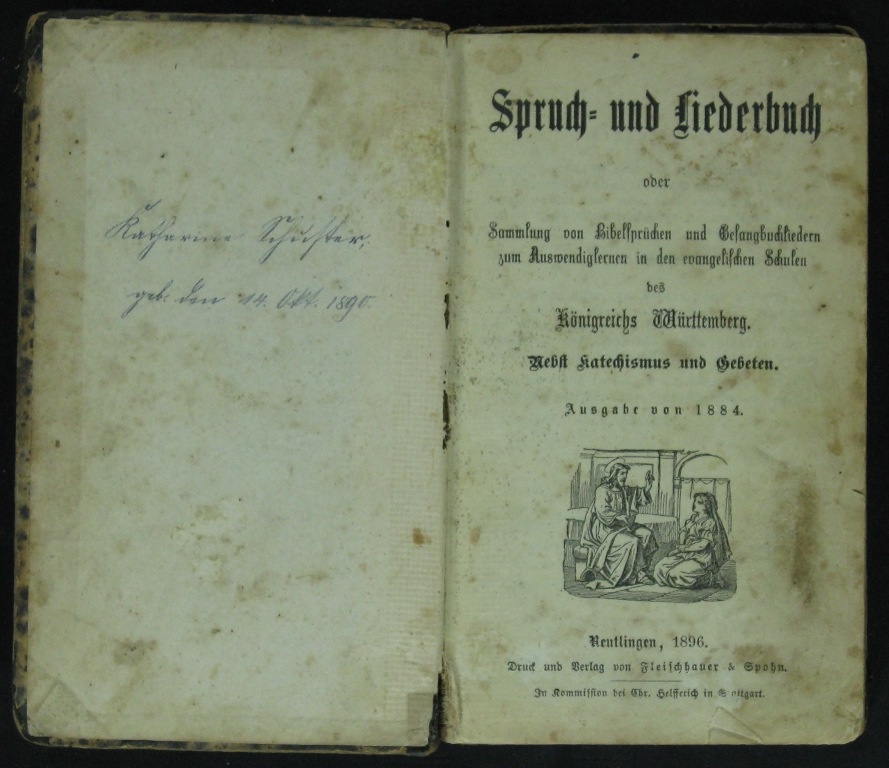 Spruch- und Liederbuch (Museumsschule Hiddenhausen CC BY-NC-SA)