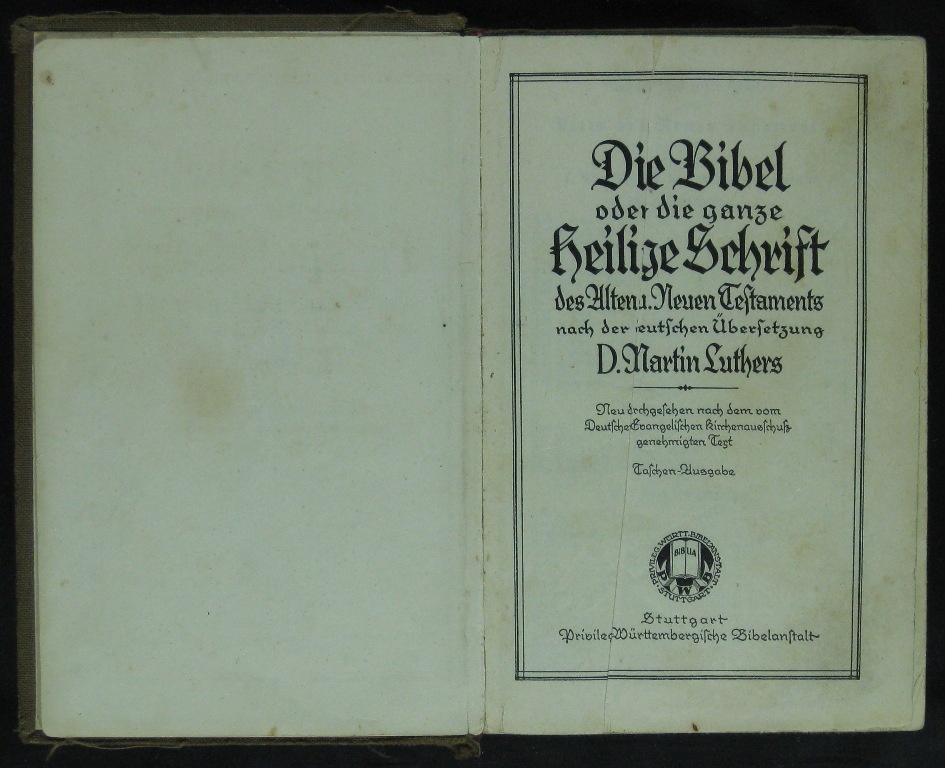 Die heilige Schrift (Museumsschule Hiddenhausen CC BY-NC-SA)