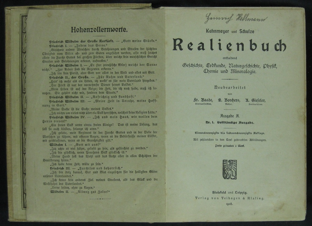 Kahnmeyer/ Schulze, Realienbuch (Museumsschule Hiddenhausen CC BY-NC-SA)