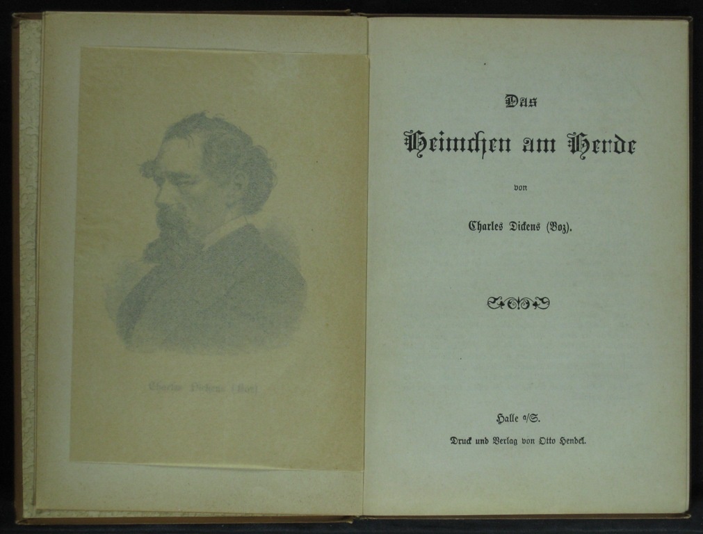 Dickens, Das Heimchen am Herde (Museumsschule Hiddenhausen CC BY-NC-SA)