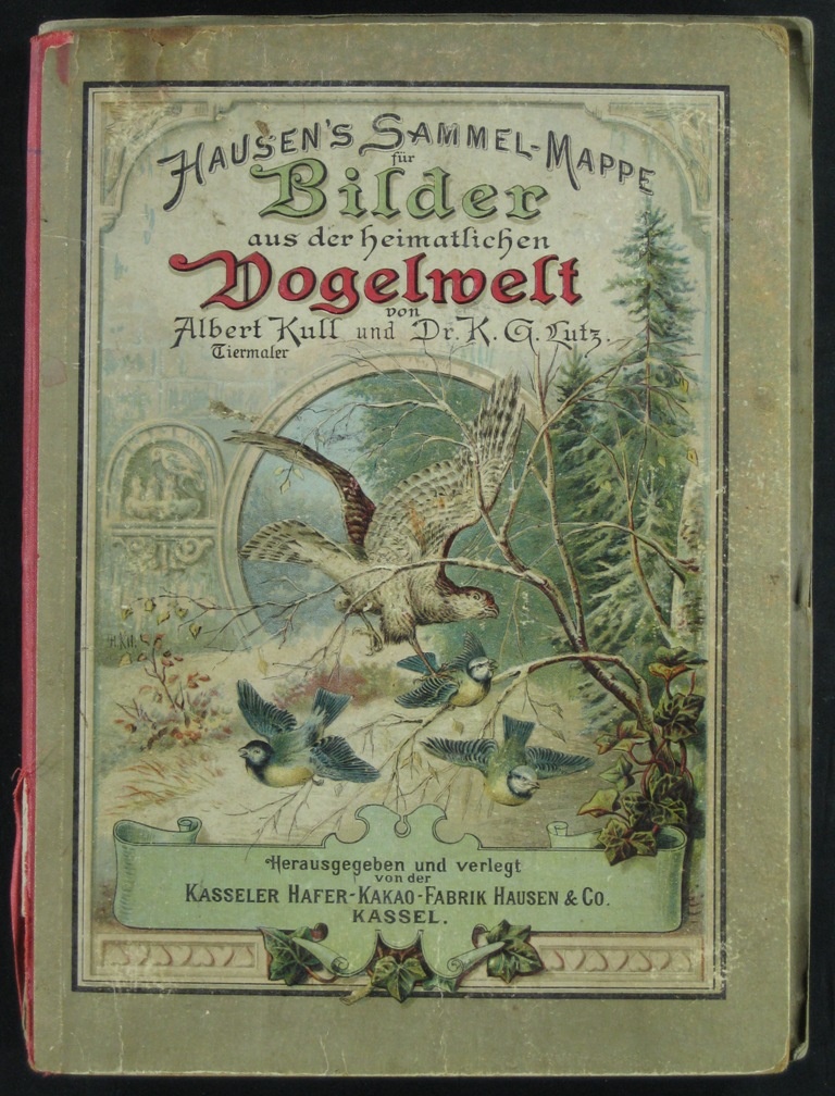 Kull/ Lutz, Hausen’s Sammel-Mappe für Bilder aus der heimatlichen Vogelwelt (Museumsschule Hiddenhausen CC BY-NC-SA)