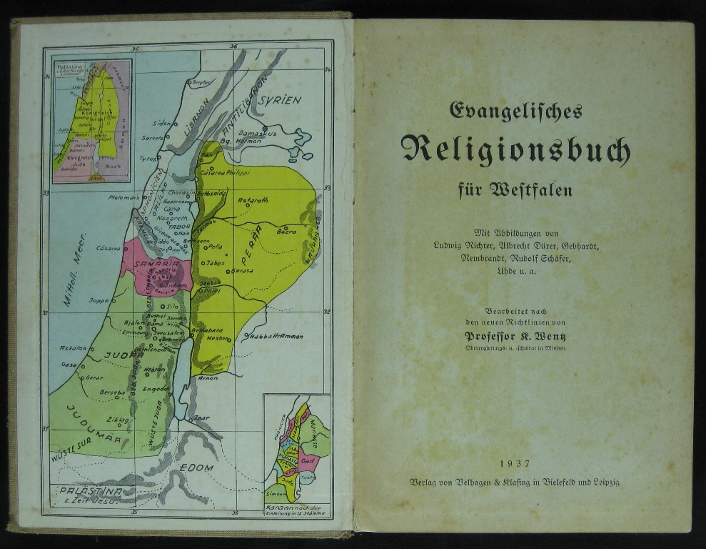 Evangelisches Religionsbuch für Westfalen (1937) (Museumsschule Hiddenhausen CC BY-NC-SA)