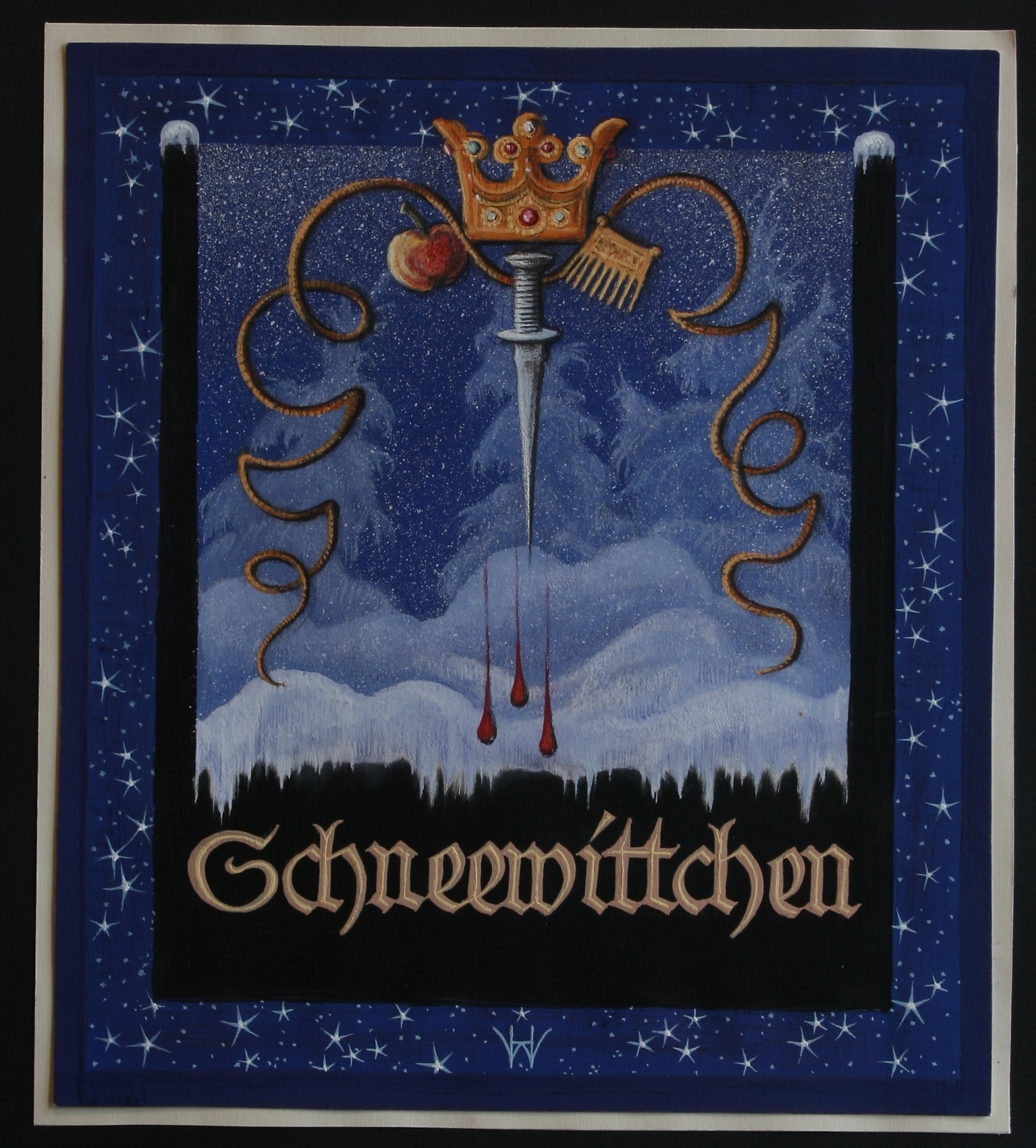 Schneewittchen- Titelblatt (Deutsches Märchen- und Wesersagenmuseum CC BY-NC-SA)